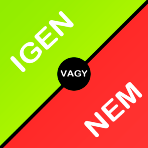 igen vagy nem jóslás