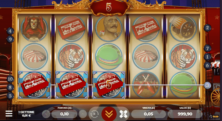 A Big Circus slot játék