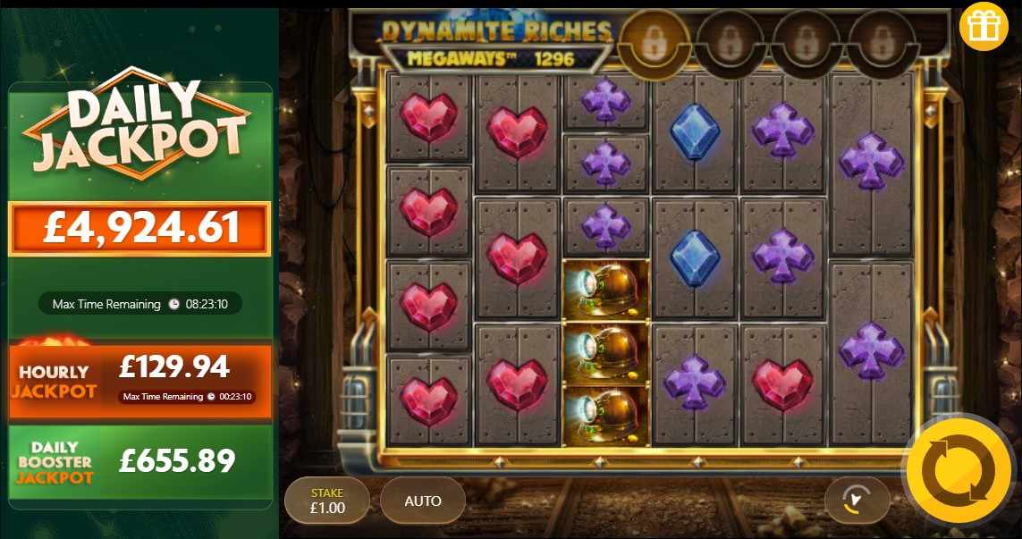 dynamite riches megaways slot