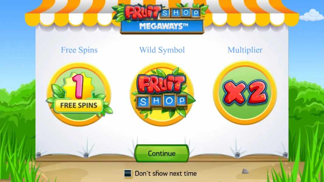 fruit shop megaways slot