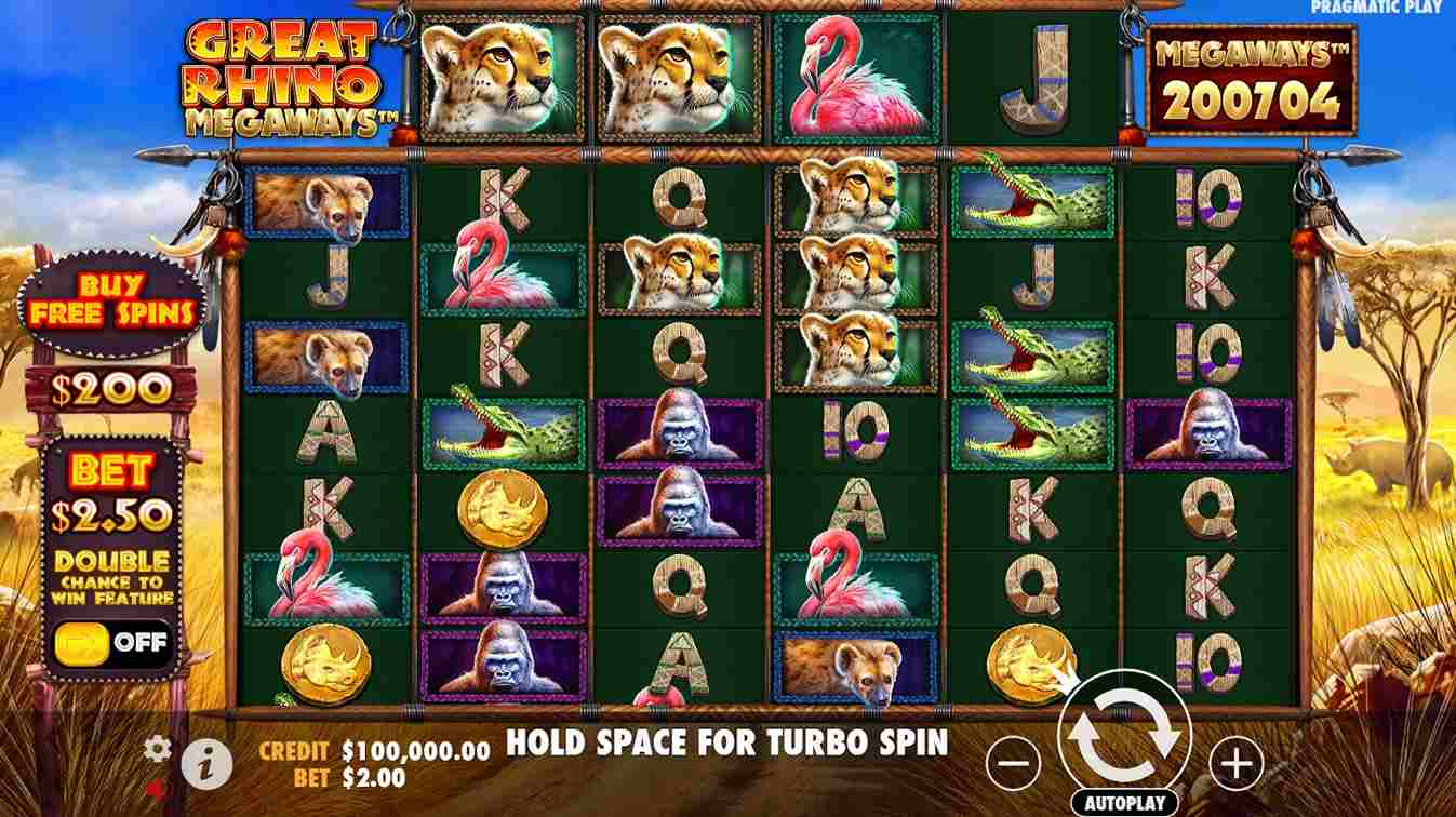 great rhino megaways slot demo