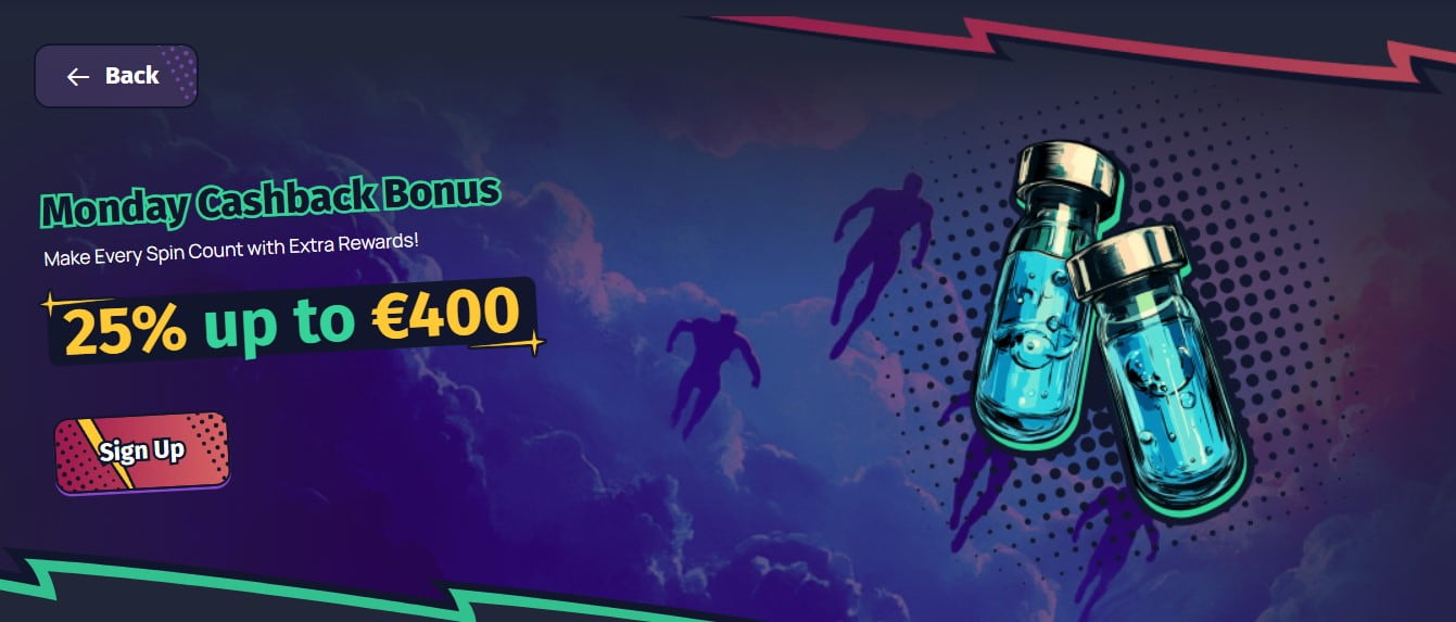 Mit Kínál a Spinlander Hétfői Cashback Bónusz?